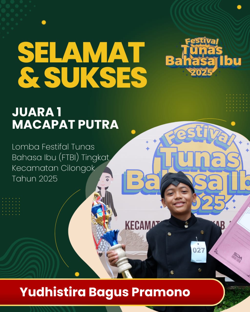 Juara 1 Macapat Putra